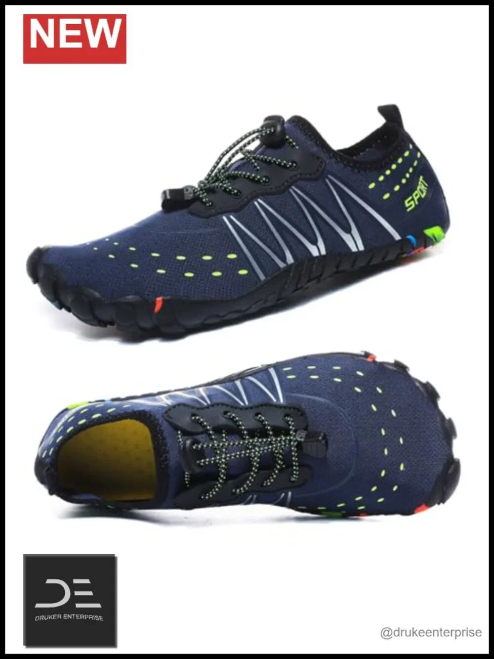 Anti-Slip Breathable Quick Dry Lightweight Water Shoes for Beach Hiking Walking